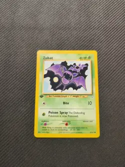 Zubat 59/64 1st Edition Neo Revelation Pokemon NM - Image 1