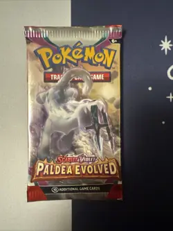 Pokemon Paldea Evolved Booster Pack Factory Sealed - Image 1