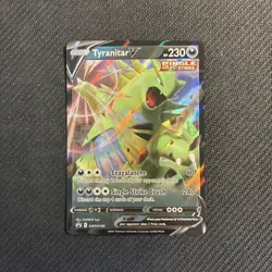 Tyranitar V SWSH109 V Striker Tin Promo Pokemon NM - Image 1