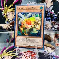 Yugioh Droll & Lock Bird (Alternate Art) RA02-EN006 Ultra Rare 1st Ed Near Mint - Image 1