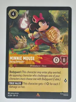 Minnie Mouse - Daring Defender 35 Promo Lorcana Disney Lorcana Promo Cards NM - Image 1