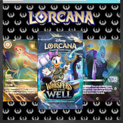 #001 - 10x Bundle Whispers in the Well Packs-Disney Lorcana Sealed: Ebay Live - Image 1