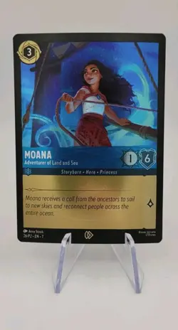 Disney Lorcana TCG: Moana Adventurer Of Land And Sea - 26/P2 - Promo - NM - Image 1
