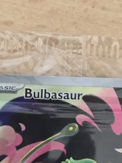 Pokemon TCG Card Bulbasaur 133/132 Mega Evolution Box Topper Stamped Sealed read - Image 3
