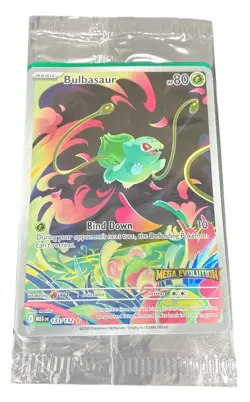 Pokemon - Bulbasaur Mega Evolution Trading Card 133/132 | Sealed - Image 2