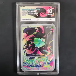 Pokemon Bulbasaur Mega Evolution Card 133/132 - Ace 10 - PERFECT SUBS ✅ - Image 1