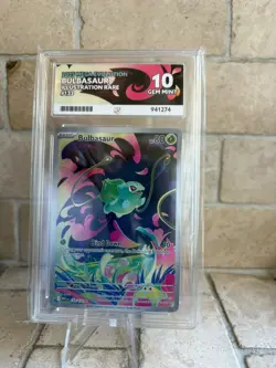 Pokemon Bulbasaur Mega Evolution Card 133/132 - Ace 10 - PERFECT SUBS ✅ - Image 1