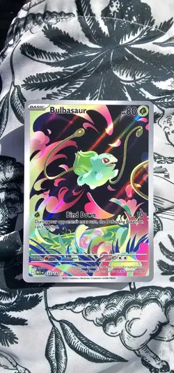 Pokemon Bulbasaur Holo Card 133/132 Mega Evolution - Image 1
