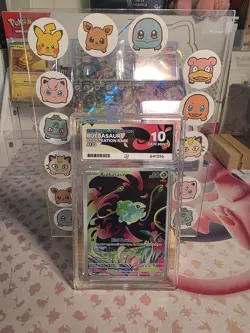 Bulbasaur 133/132 Mega Evolution Pokemon Card Graded Ace 10 PERFECT SUBGRADES - Image 1