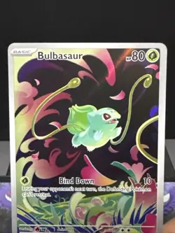 Pokemon Card Bulbasaur 133/132 Illustration Rare Mega Evolution Near Mint - Image 2