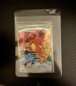 Pokemon Charmander 80 HP Basic Card 038 Ember Attack Flame Type English - Image 1