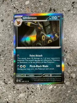 Pokemon TCG Cards Umbreon 059/131 Prismatic Evolutions Holo Rare NM-M - Image 1