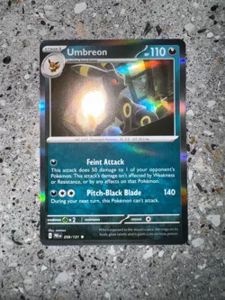 Pokemon TCG Cards Umbreon 059/131 Prismatic Evolutions Holo Rare NM-M - Image 3
