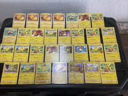 (30) Pikachu CARDS LOT VTG HOLO Raichu Stamped Red Cheeks Go - Image 1