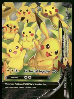 Pikachu V-Union Promo SWSH: Sword & Shield Promo Cards SWSH142 NM - Image 1