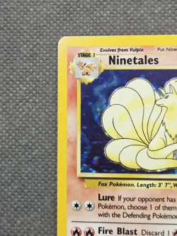 1999 Pokemon Ninetales 12/102 Holo Rare Base Set Pokemon Card WoTC TCG - Image 3