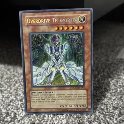 Konami Overdrive Teleporter CSOC-EN083 Holo Effect Card Crossroads of Chaos - Image 1