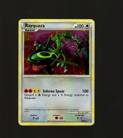 Pokemon TCG Rayquaza Call of Legends Set Holo Rare 20/95 LP-MP 2011 Card - Image 1