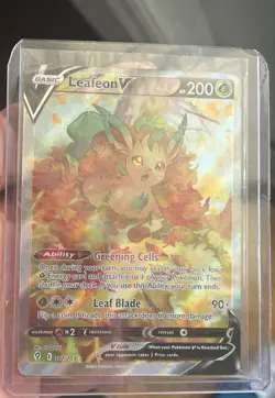 Leafeon V 167/203 Evolving Skies Full Art Ultra Rare Pokemon Card NM 🌿✨ - Image 1
