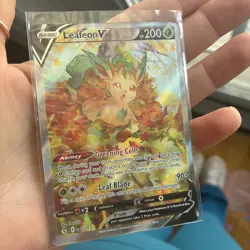 Leafeon V 167/203 Evolving Skies Full Art Ultra Rare Pokemon Card NM 🌿✨ - Image 2