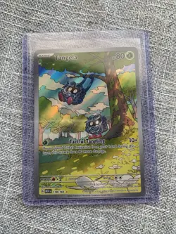 Pokemon TCG Tangela Illustration Rare Scarlet & Violet 151 Holo Card 178/165 NM - Image 1