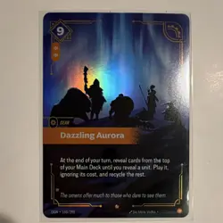 League of Legends Dazzling Aurora Gear Foil 160/298 Standard Card Eng - Image 1