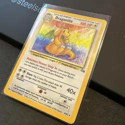 Dragonite - 4/62 - Pokemon Fossil Unlimited Holo Rare Card WOTC HP+/MP - Image 1