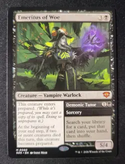 Emeritus of Woe SOS 0080 NM MTG Secrets of Strixhaven Mythic Card - Image 2