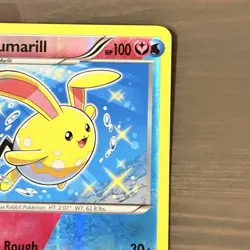 Pokemon TCG Azumarill 77/114 Reverse Holo Steam Siege Shiny 2016 Card LP - Image 4