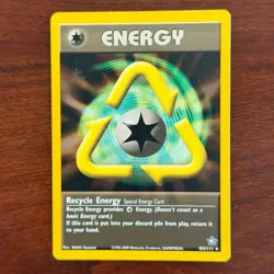 Recycle Energy 105/111 Non Holo Rare Neo Genesis Pokemon Card - Image 1