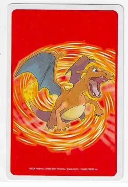 PERSIAN FIRERED 2004 POKEMON JAPANESE POKER PLAYING CARD 8 OF CLUBS - LP - Image 2
