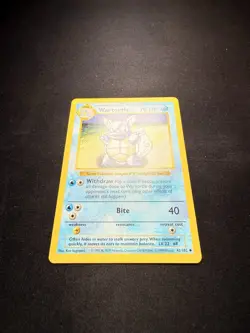Pokemon Wartortle 42/102 Shadowless Set Uncommon 1999 70 HP Stage 1 Card Wizards - Image 2