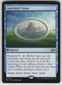 Ancestral Vision Normal R Commander: Tarkir: Dragonstorm 144 NM - Image 1