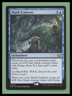 1 x Shark Typhoon - Commander: Duskmourn: House of Horror - NM-Mint - MTG - Image 1