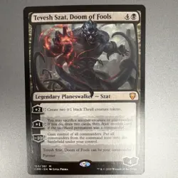 Wizards Tevesh Szat, Doom of Fools 153/361 Commander Legends Foil Mythic - Image 1