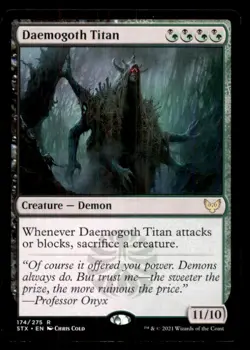 Daemogoth Titan LP Light Play Strixhaven: School of Mages MTG [11500] - Image 1
