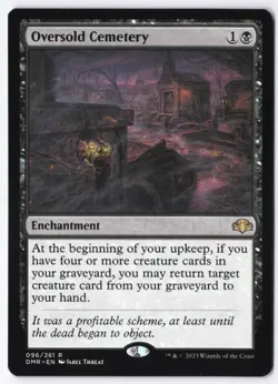 Oversold Cemetery R Dominaria Remastered 96 NM - Image 1