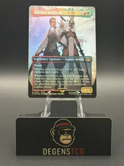 Balthier and Fran 0319 (Borderless) Final Fantasy Foil MTG - Image 1