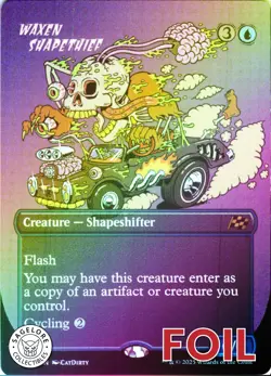 Waxen Shapethief - Aetherdrift (74) - NM Foil - Image 1