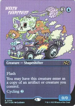 Waxen Shapethief - Aetherdrift (74) - NM Foil - Image 2