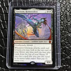 Gwenom, Remorseless Marvel's Spider-Man Pack Fresh! Foil Rare - Image 1