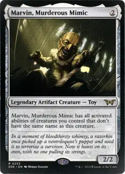 Marvin, Murderous Mimic (#367) - Duskmourn: House of Horror - MTG - NM - Image 1