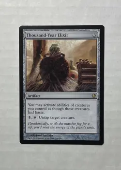 Thousand-Year Elixir X1 - NM - Commander 2013 MTG Magic The Gathering English - Image 1