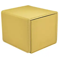 ULTRA PRO Deck Box Vivid Alcove EDGE (Landscape Style) - Yellow Leatherette NIB - Image 1