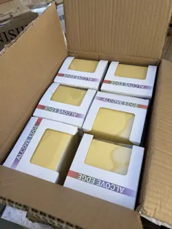 ULTRA PRO Deck Box Vivid Alcove EDGE (Landscape Style) - Yellow Leatherette NIB - Image 3