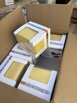 ULTRA PRO Deck Box Vivid Alcove EDGE (Landscape Style) - Yellow Leatherette NIB - Image 4