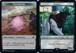 Powerstone Token // Ravage Token Double-Sided Token - Foil x1 Magic the Gatherin - Image 1