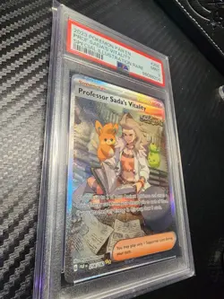 2023 POKEMON PAR EN-PARADOX RIFT #256/182 PROFESSOR SADA'S VITALITY SIR PSA 9 - Image 3