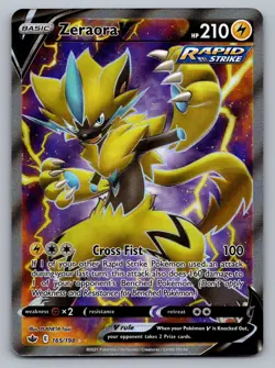 Pokemon TCG SWSH06: Chilling Reign Zeraora V (Full Art) 165/198 - Image 1