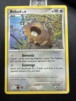 2007 Pokemon POP Series 6 Bidoof #11/17 (NM) - Image 1